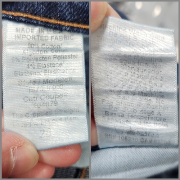 Current/Elliot The Straight Cropped Medium Wash Jeans Size 28 Light distressing - Picture 14 of 15